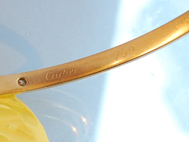 Bracelet Cartier or jaune et diamant - Image 3