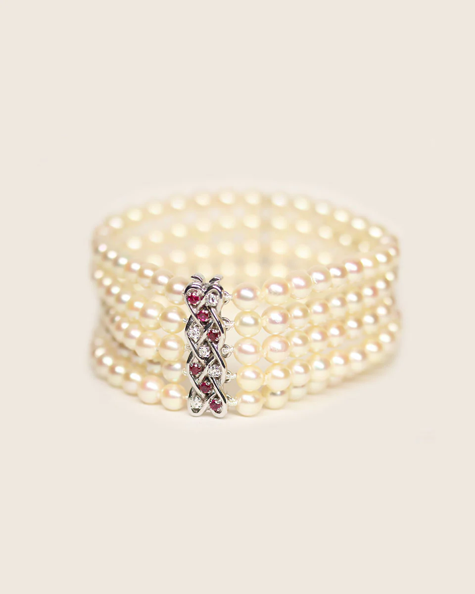 Bracelet de Perles de type Manchette - Image 4