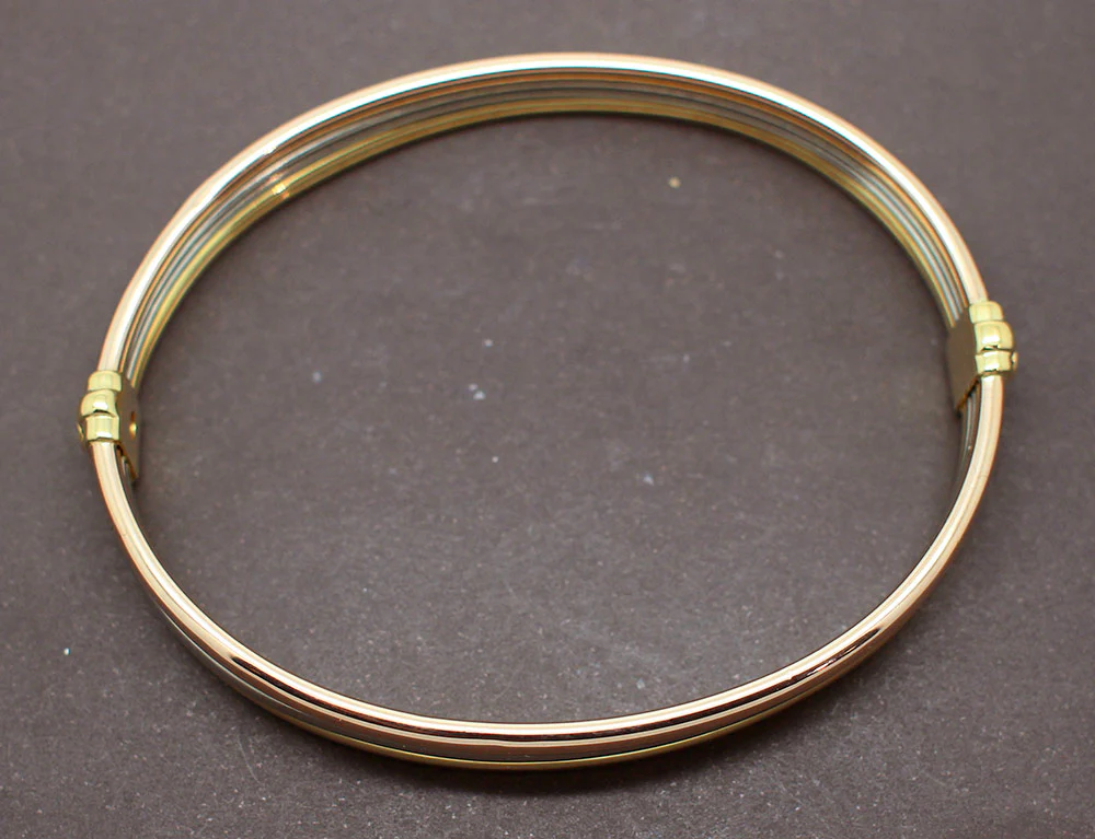 Bracelet Jonc Cartier 3 Or et Son Tournevis - Image 3