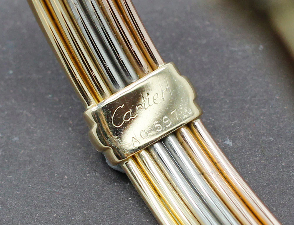 Bracelet Jonc Cartier 3 Or et Son Tournevis - Image 4