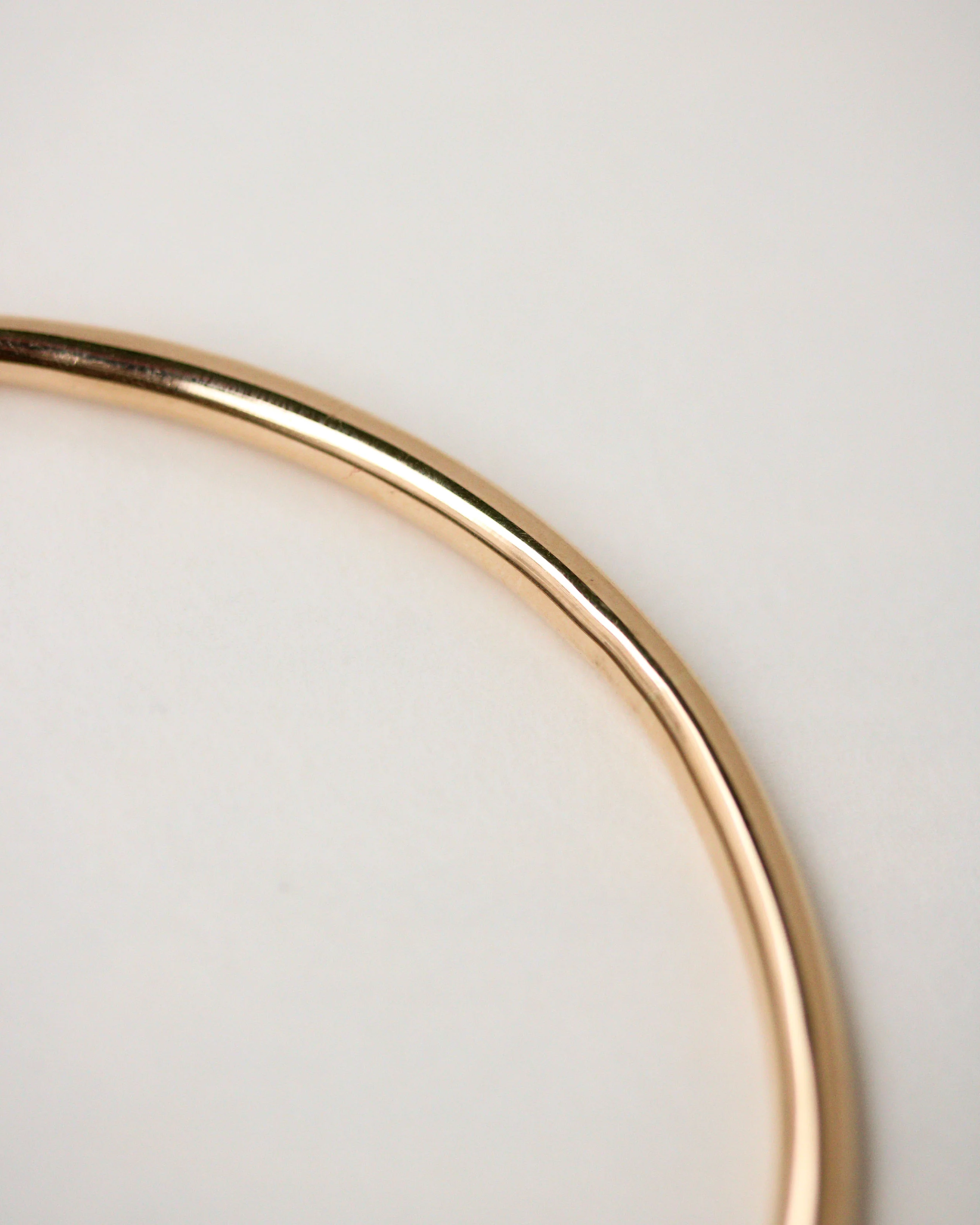 Bracelet Jonc Massif Or Jaune - Image 3