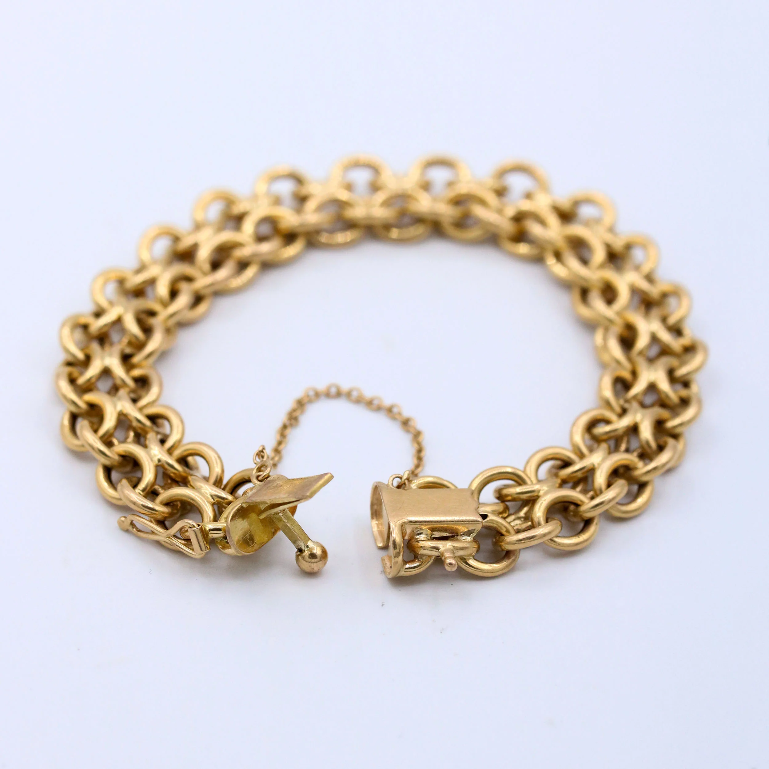 Bracelet Mailles Alternées Lotus - Image 2