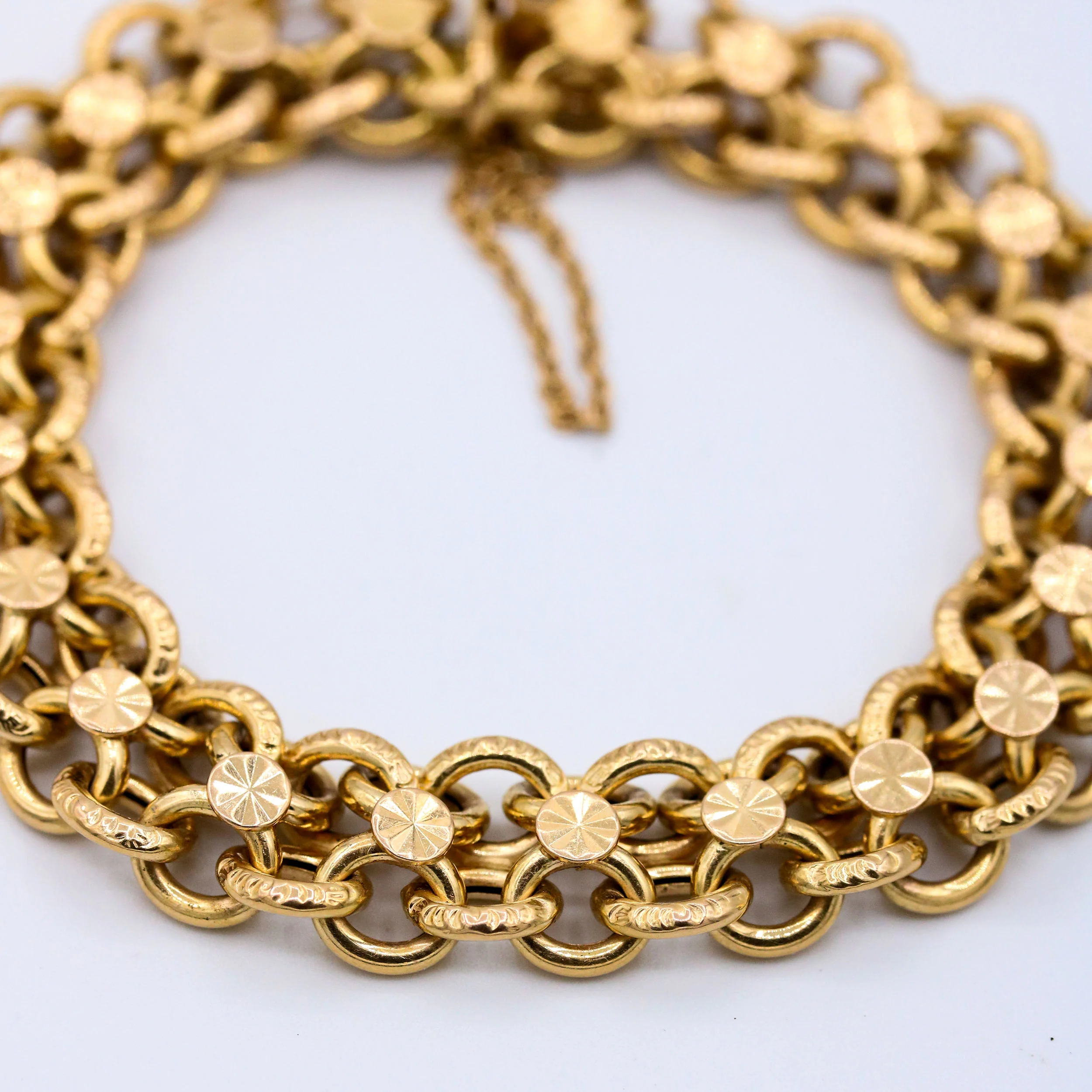 Bracelet Mailles Alternées Lotus - Image 3