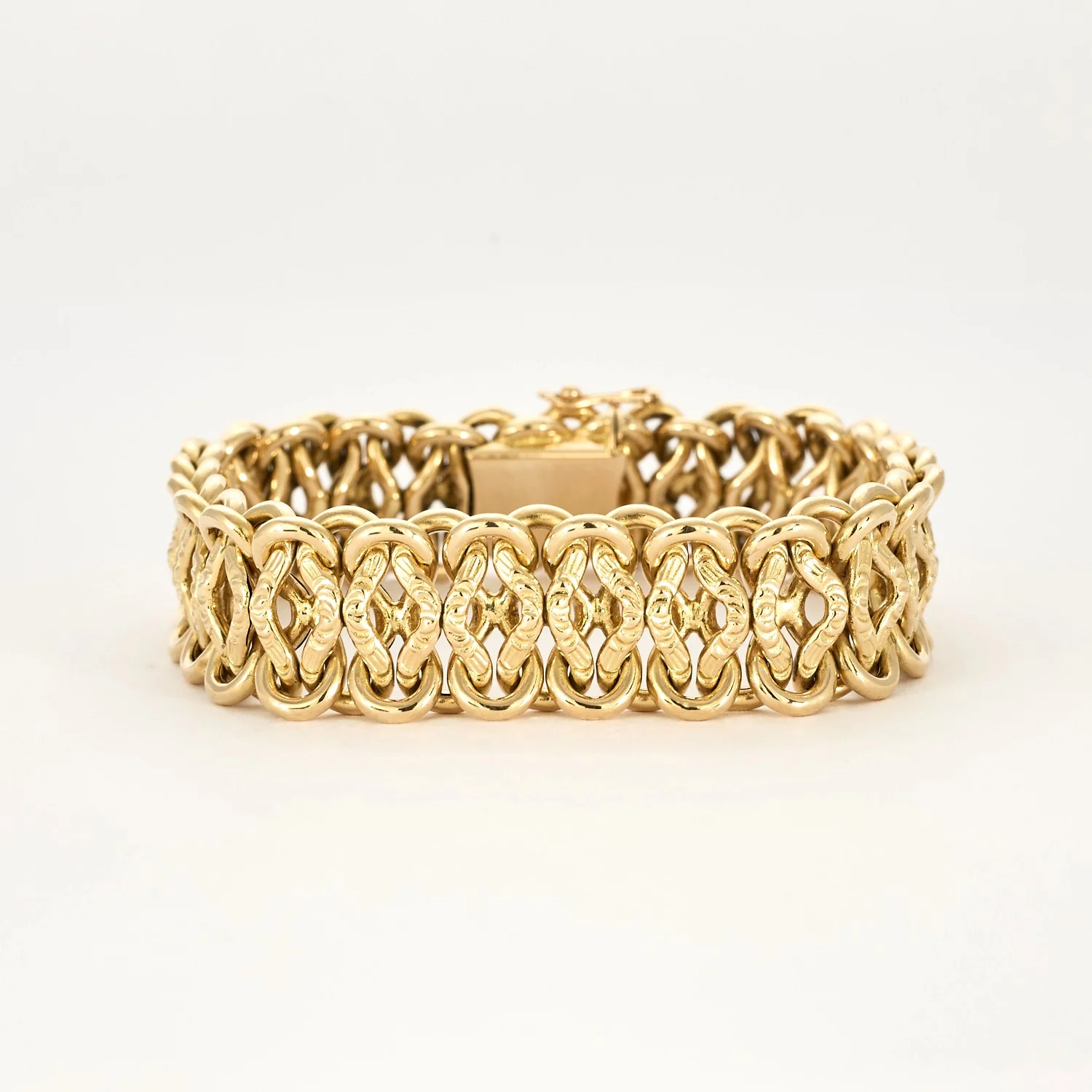 Bracelet Mailles Imbriquées Vintage - Image 5