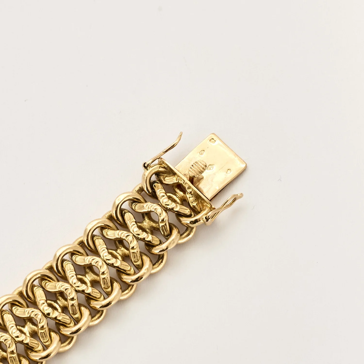 Bracelet Mailles Imbriquées Vintage - Image 6
