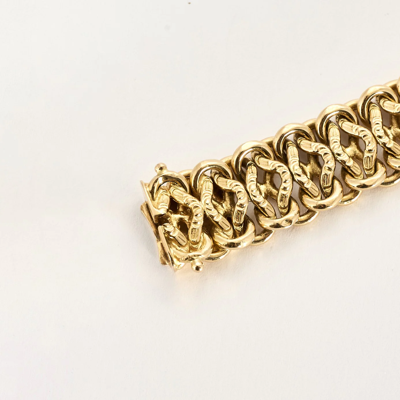 Bracelet Mailles Imbriquées Vintage - Image 7