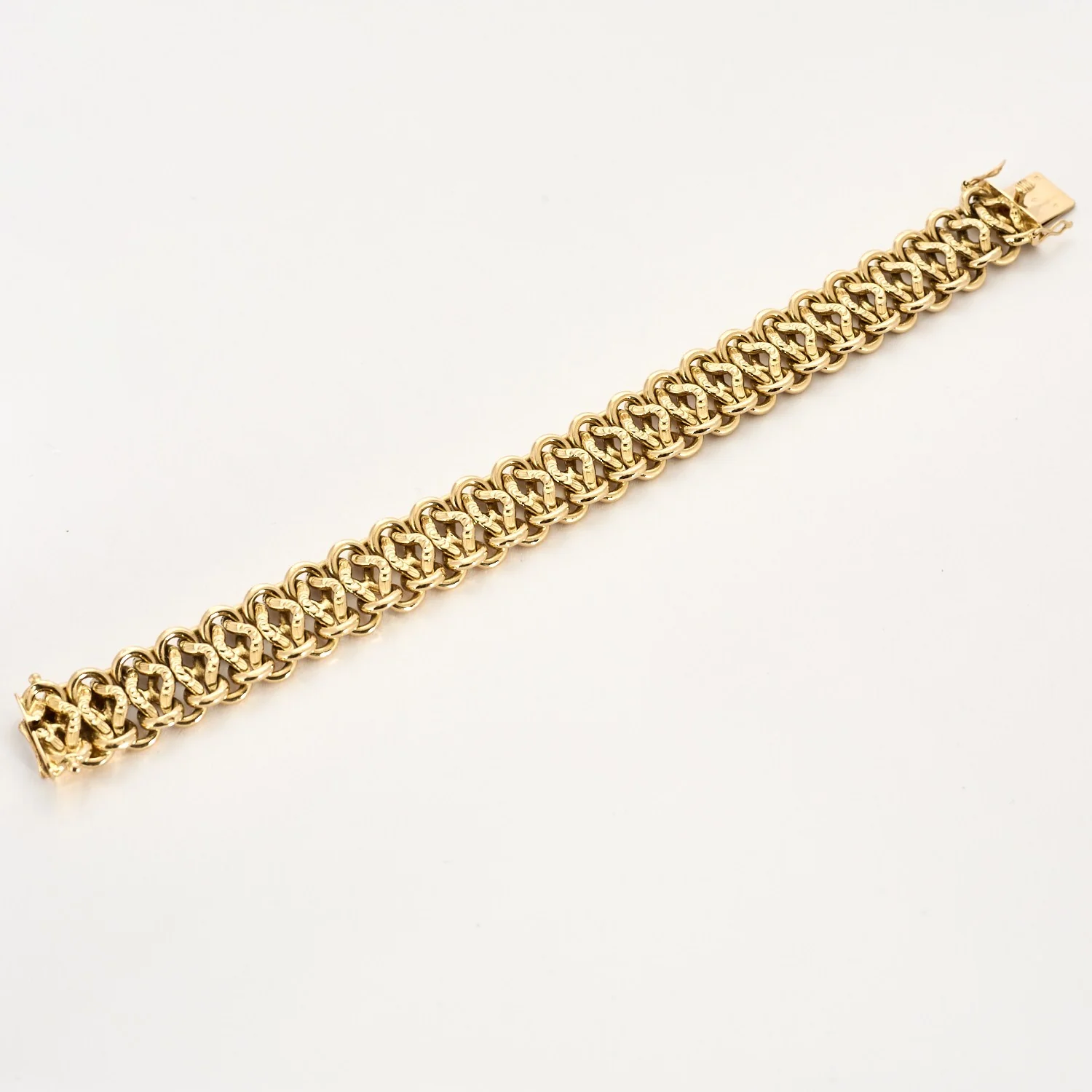 Bracelet Mailles Imbriquées Vintage - Image 8