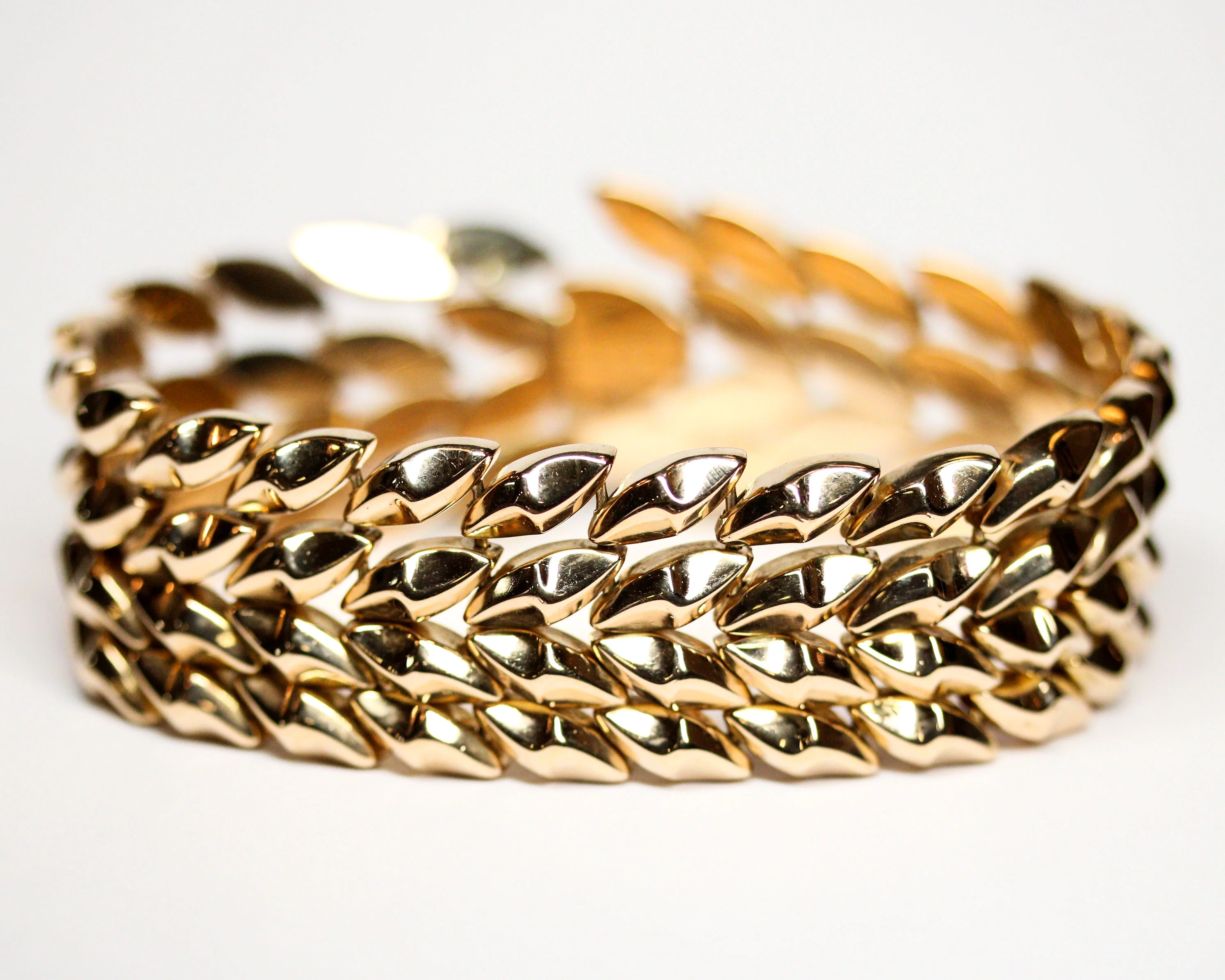 Bracelet Manchette en Or Rose - Image 5