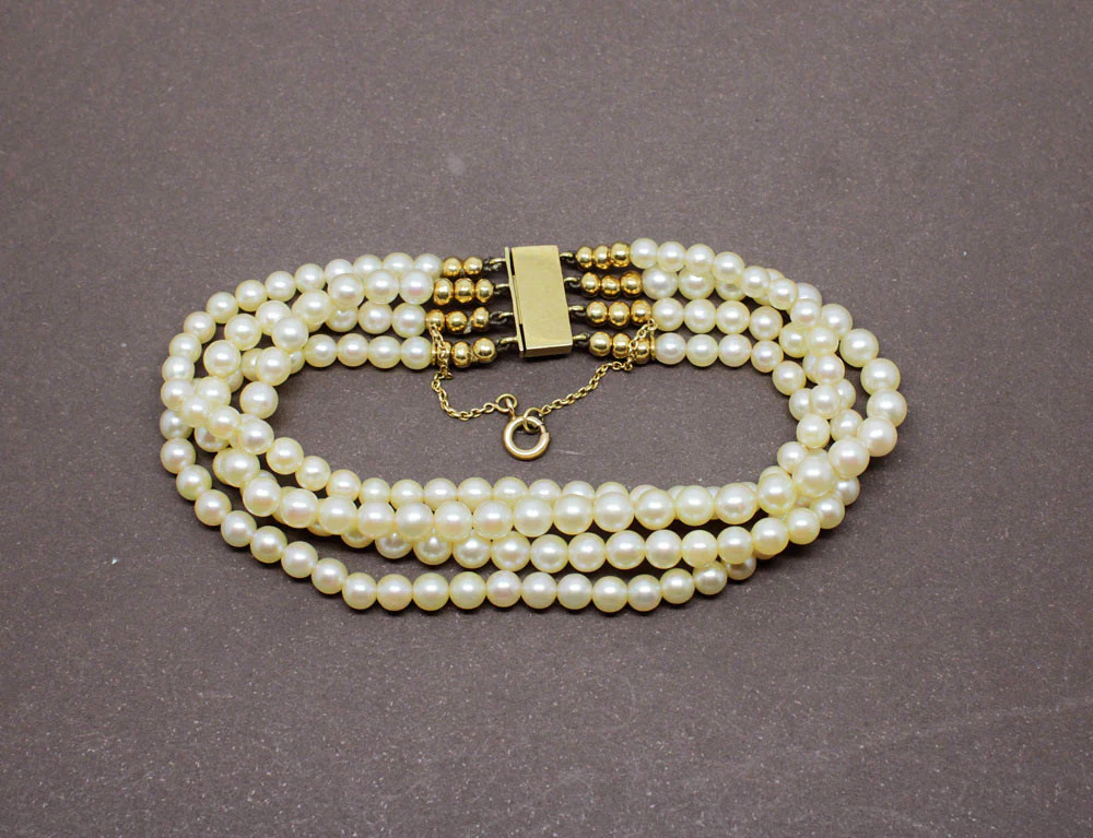 Bracelet Perles Plusieurs Rangs - Image 2