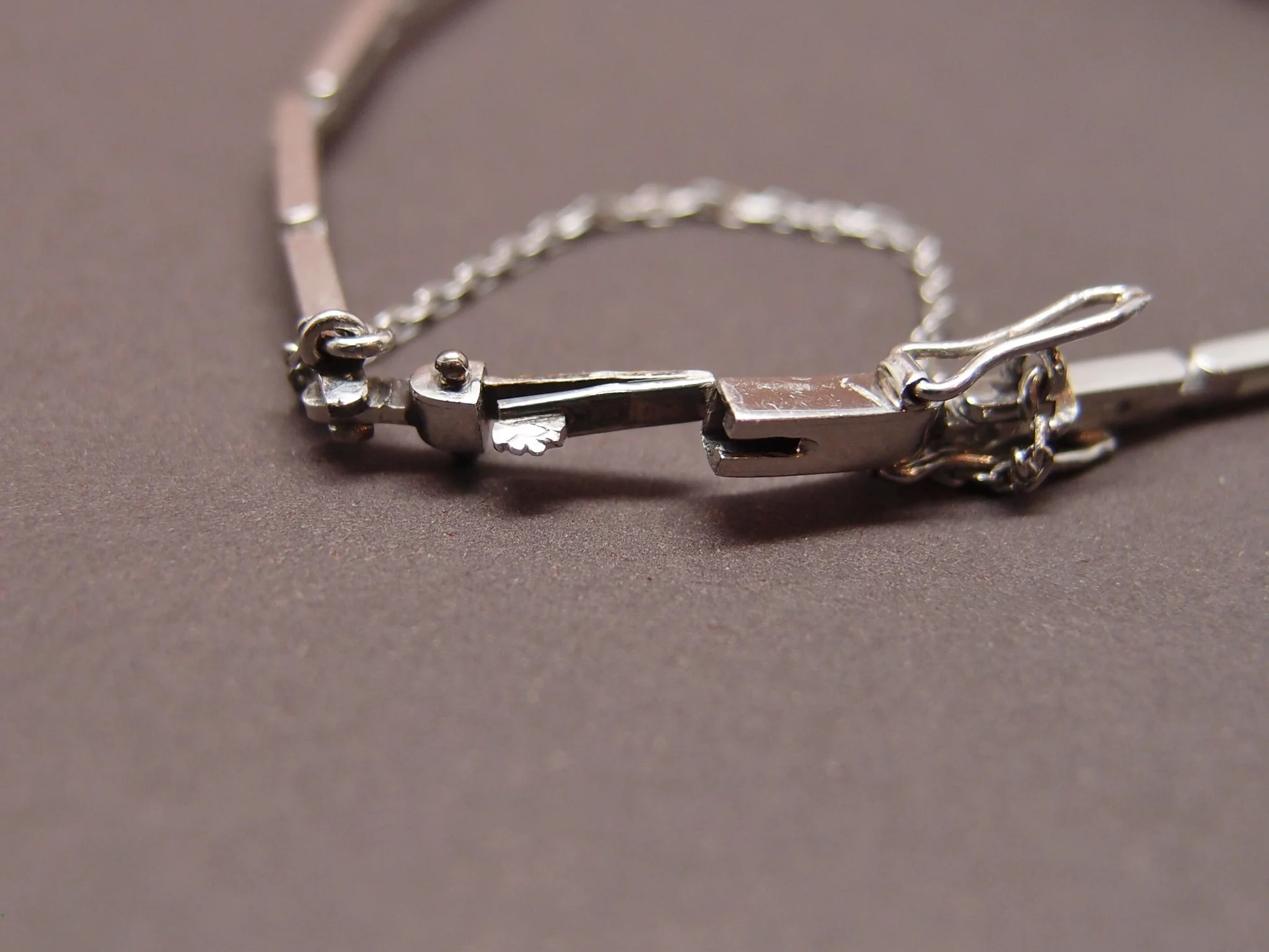 bracelet platine et diamants vers 1920 - Image 6