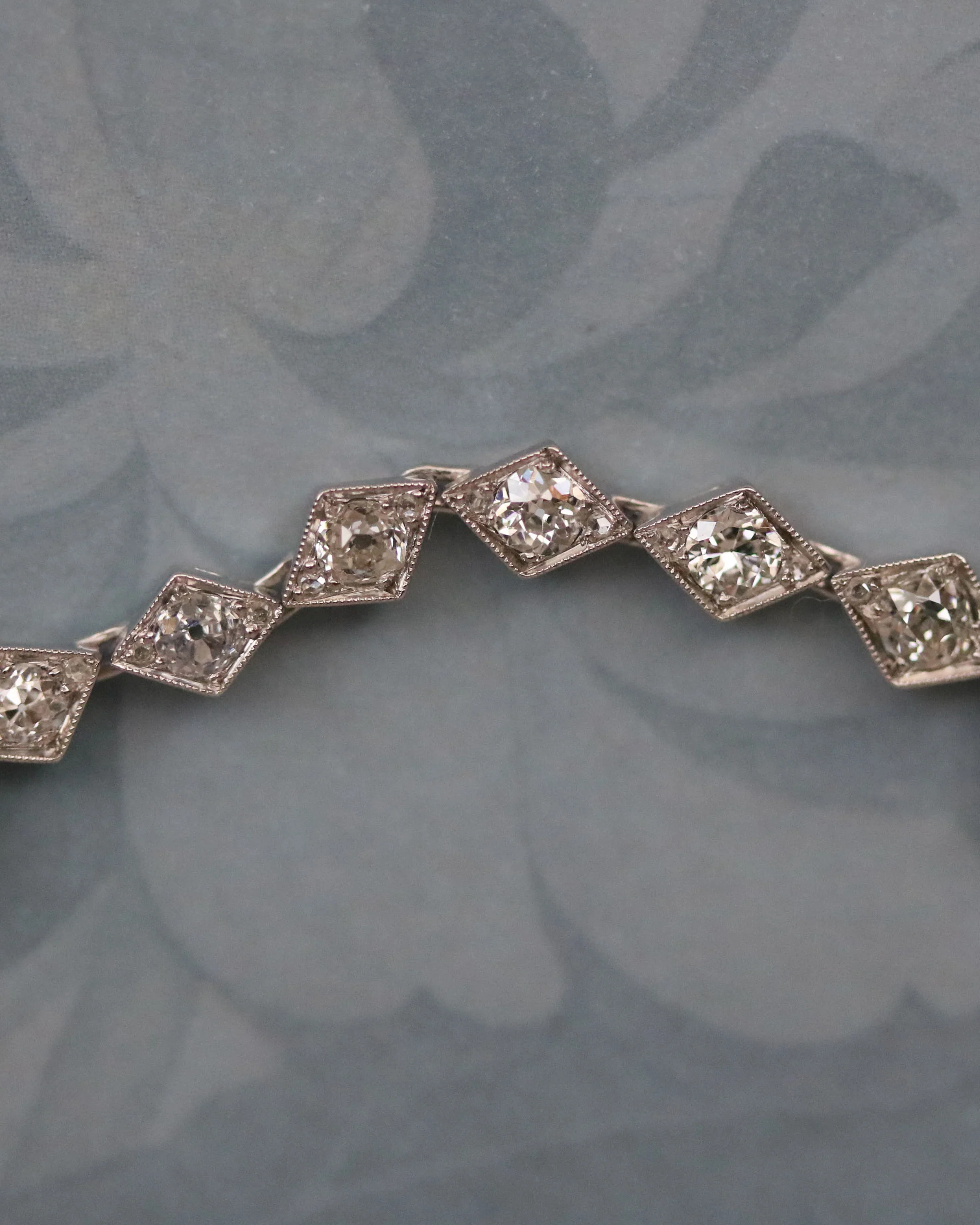 Bracelet Rivière Or blanc et diamants - Image 3