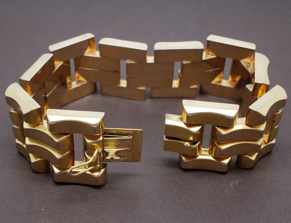 Bracelet Tank Or Jaune - Image 3