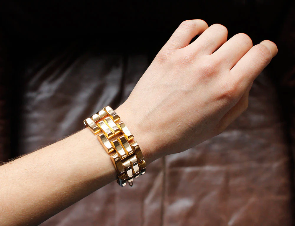 Bracelet Tank Or Jaune - Image 7