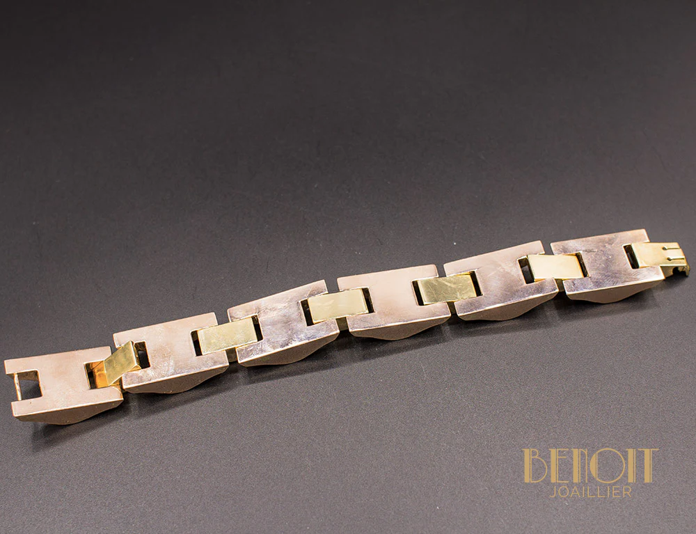 Bracelet Tank Or Jaune - Image 4