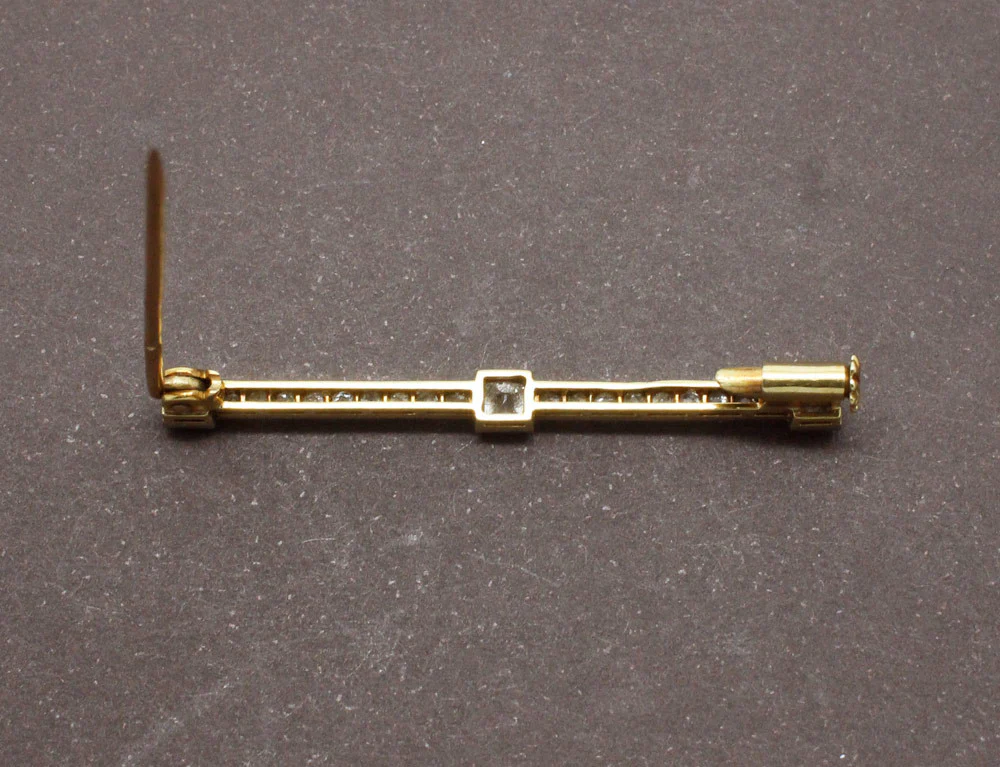 Broche "Barette" Art Déco Diamants - Image 2