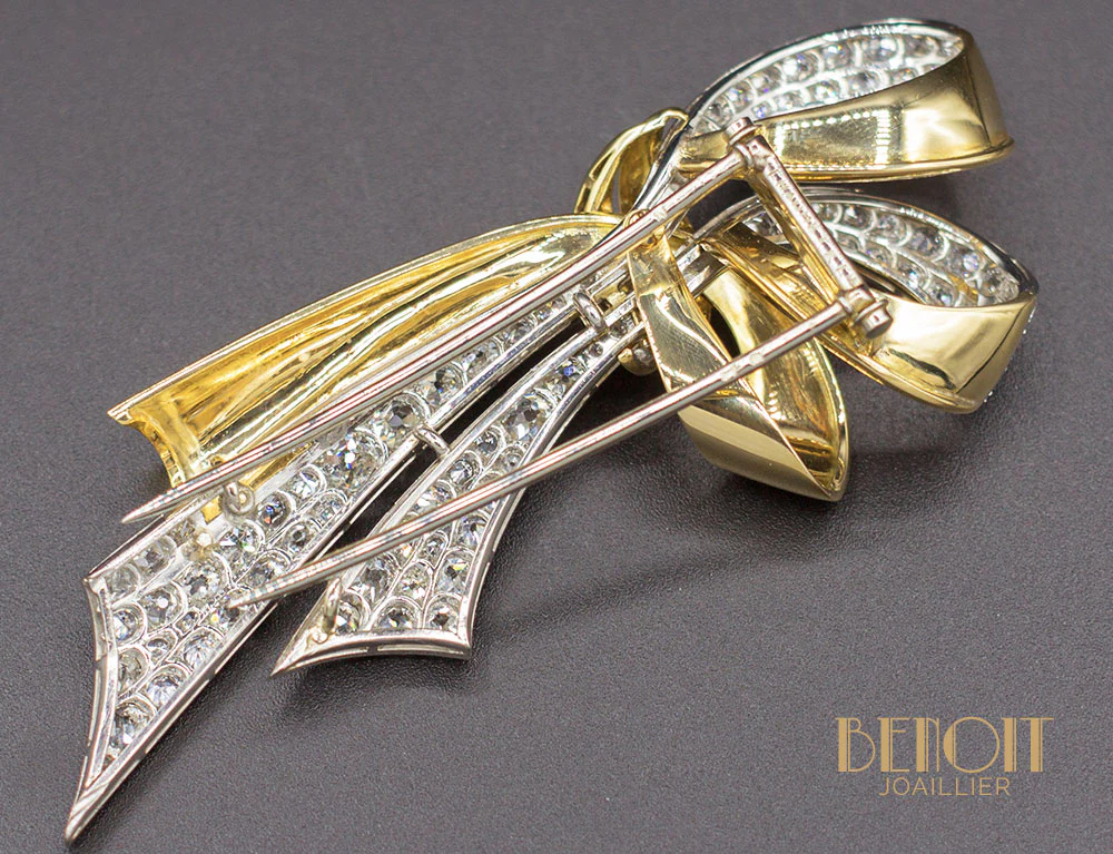Broche Chaumet 1950 Diamants - Image 5