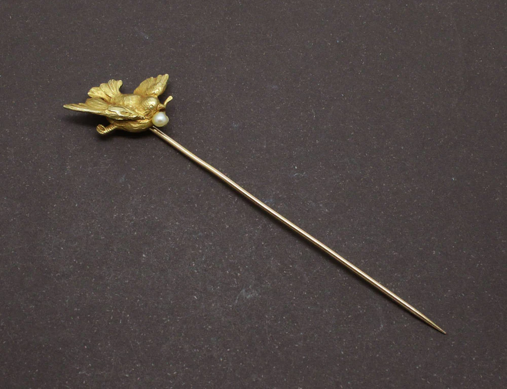 Broche Épingle Oiseau XIXe - Image 2