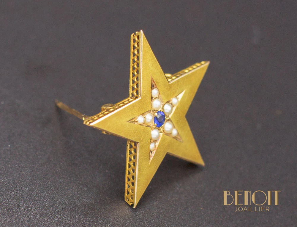 Broche Etoile Napoléon III - Image 2