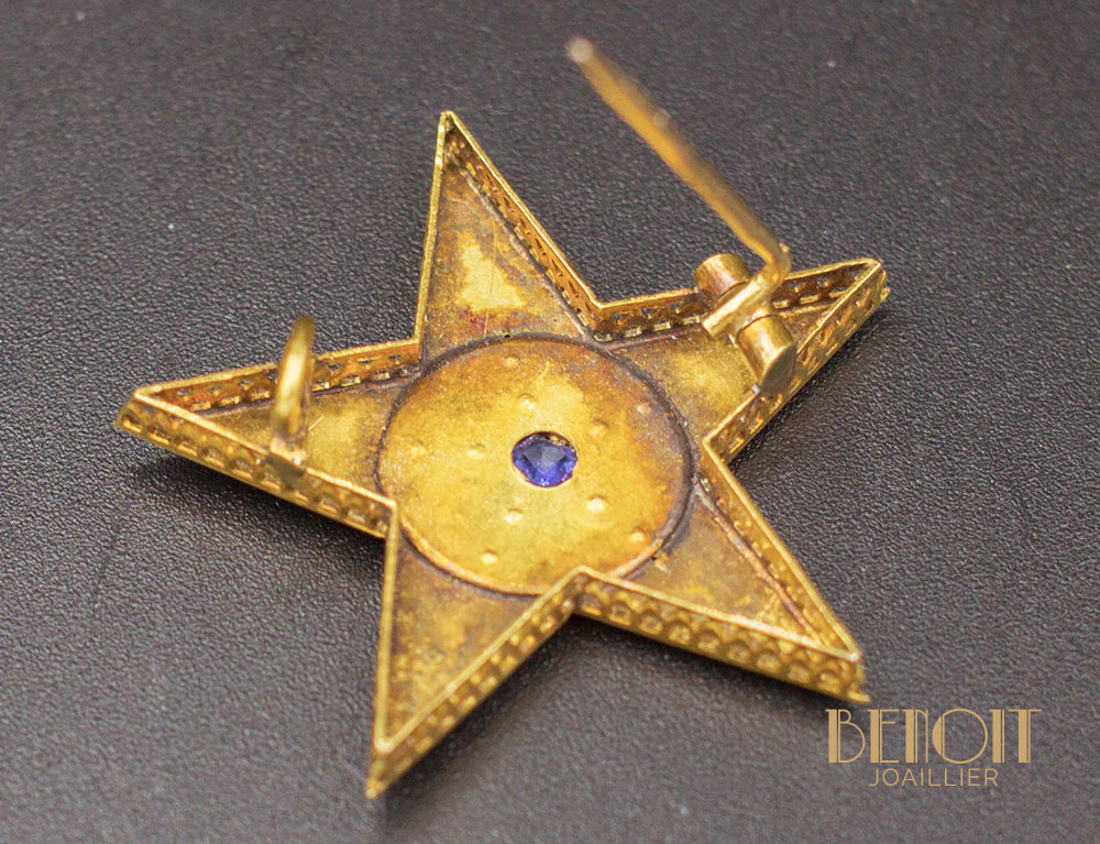 Broche Etoile Napoléon III - Image 3