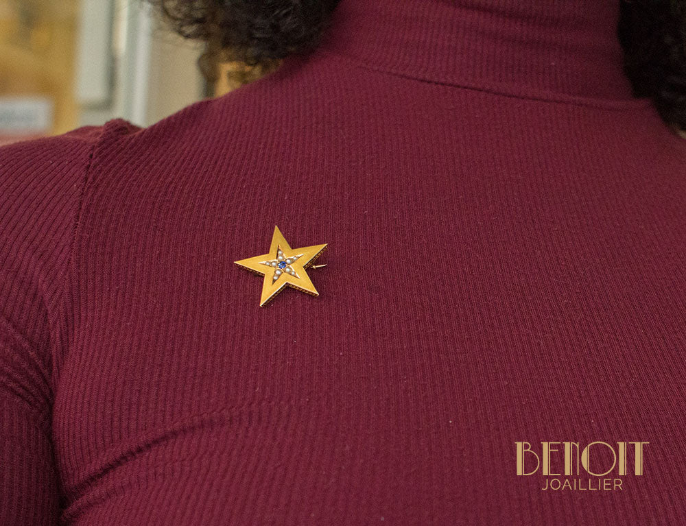 Broche Etoile Napoléon III - Image 4