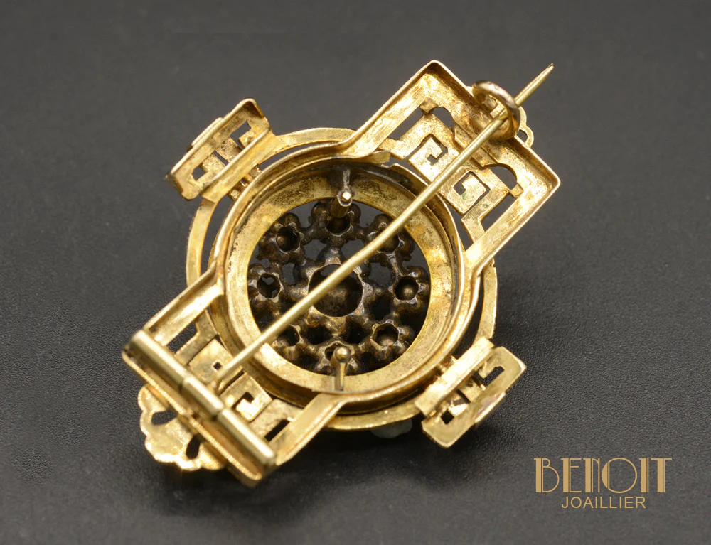 Broche Napoléon III Or Jaune - Image 3