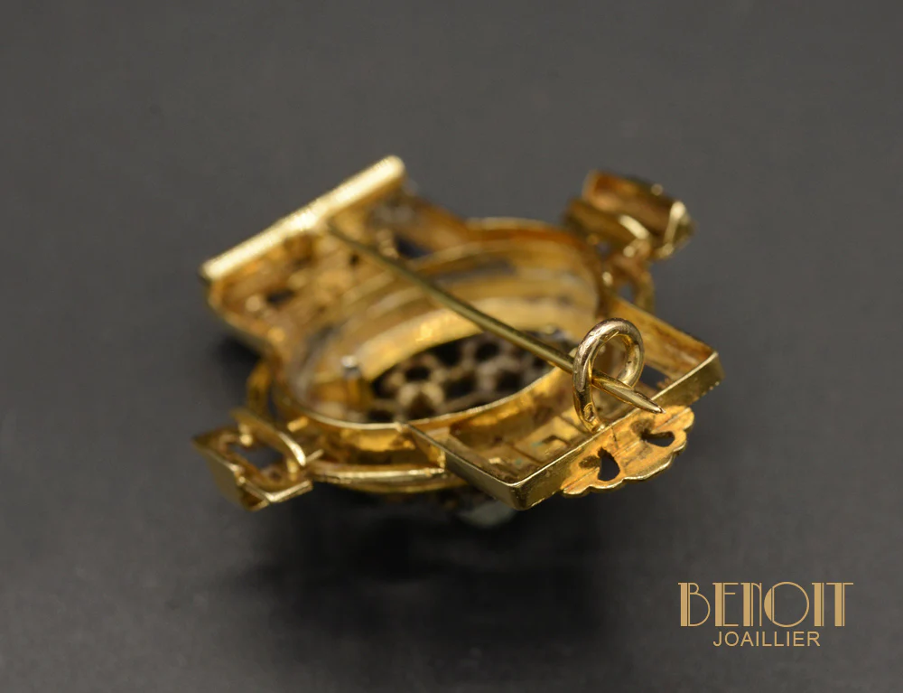 Broche Napoléon III Or Jaune - Image 4
