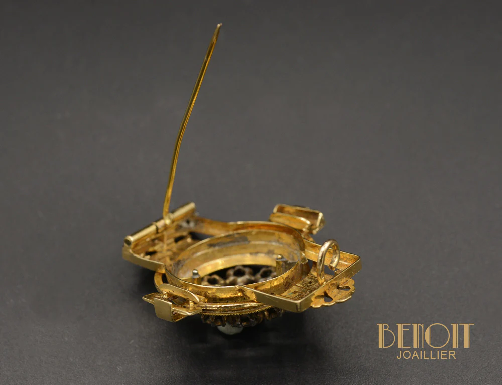 Broche Napoléon III Or Jaune - Image 5