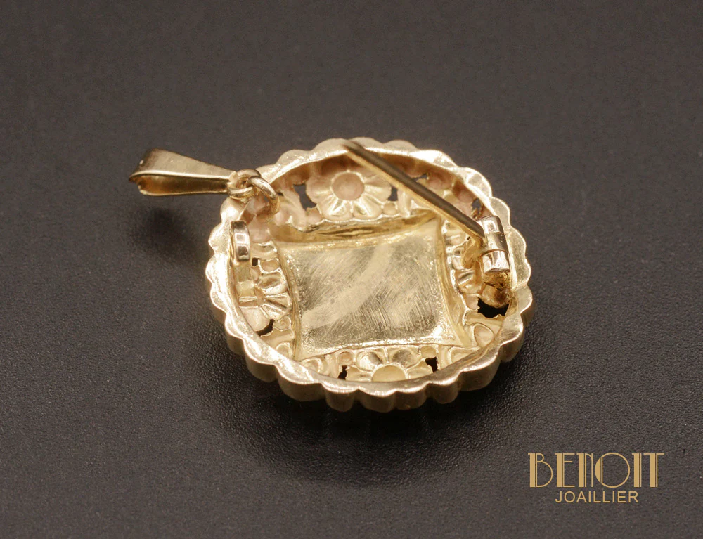 Broche Pendentif Floral - Image 4