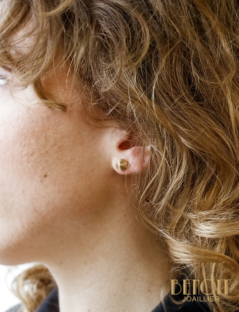 Boucles d'oreille Art Déco Modernistes - Image 5