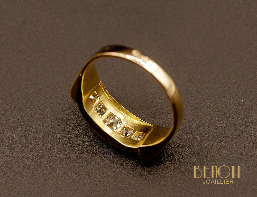 Bague Jarretière Diamants - Image 5
