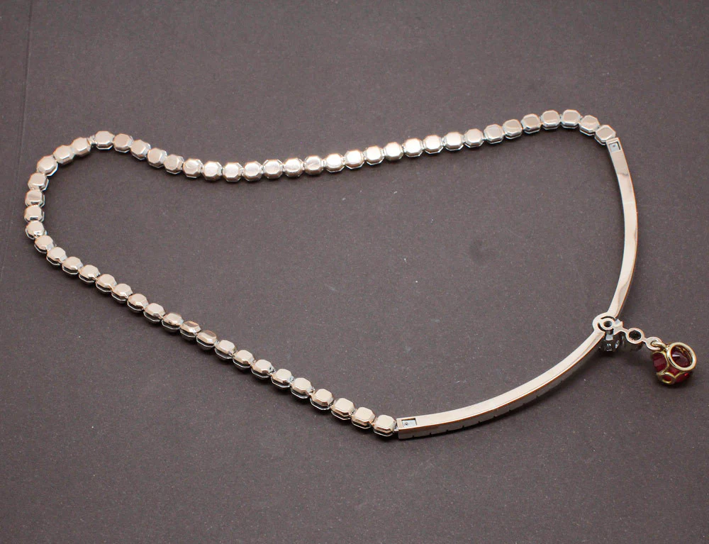 Collier Diamants et Rubis - Image 4