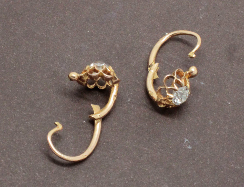 Dormeuses Or et Diamants - Image 3