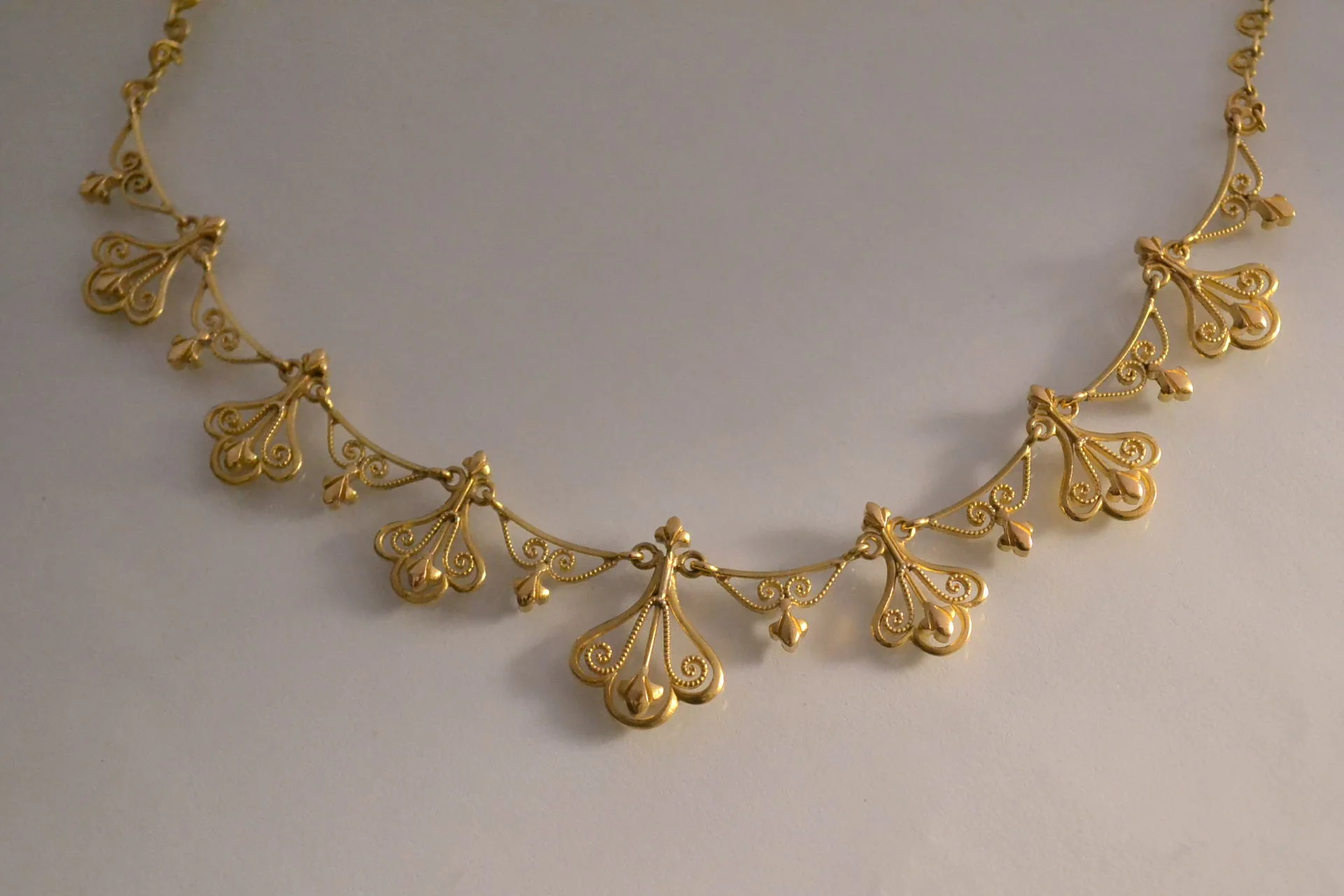 Draperie Ancienne Or Jaune 18 ct - Image 2