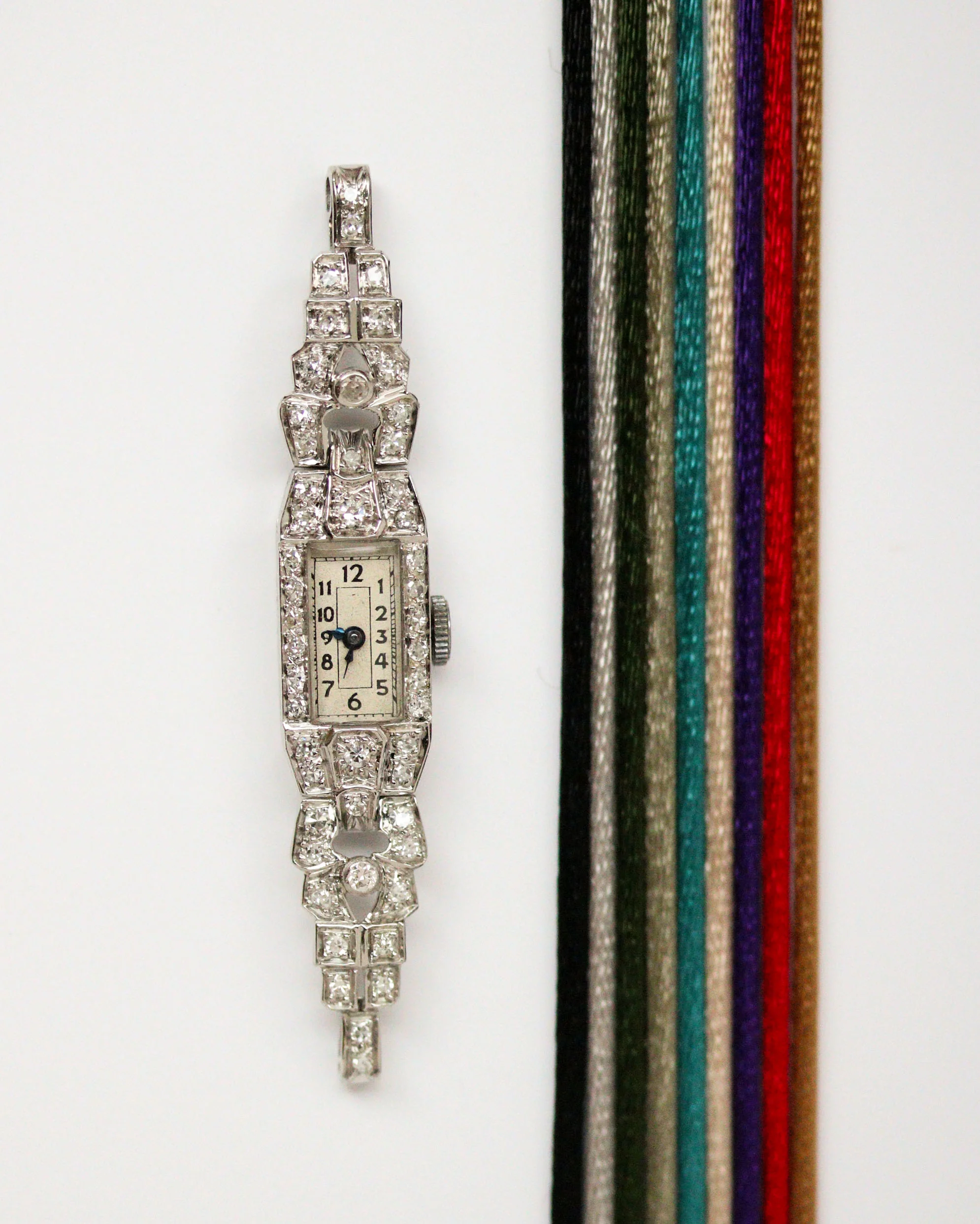 Montre Art Déco Platine et Diamants - Image 4