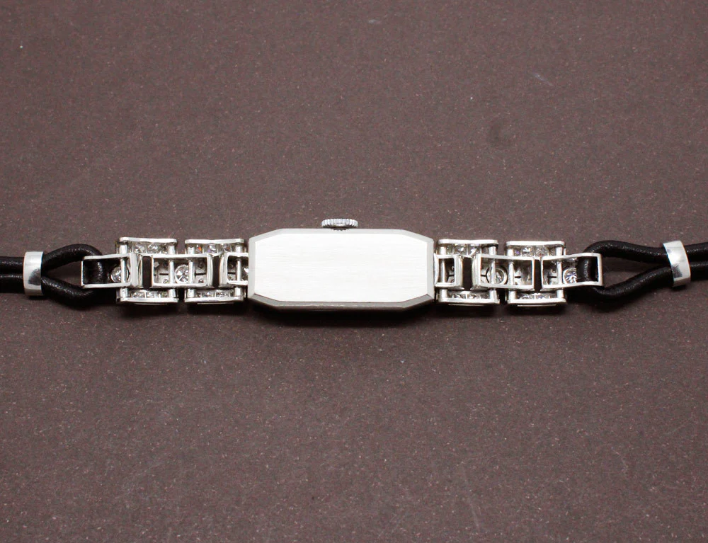 Montre Art Déco Platine et Diamants - Image 4