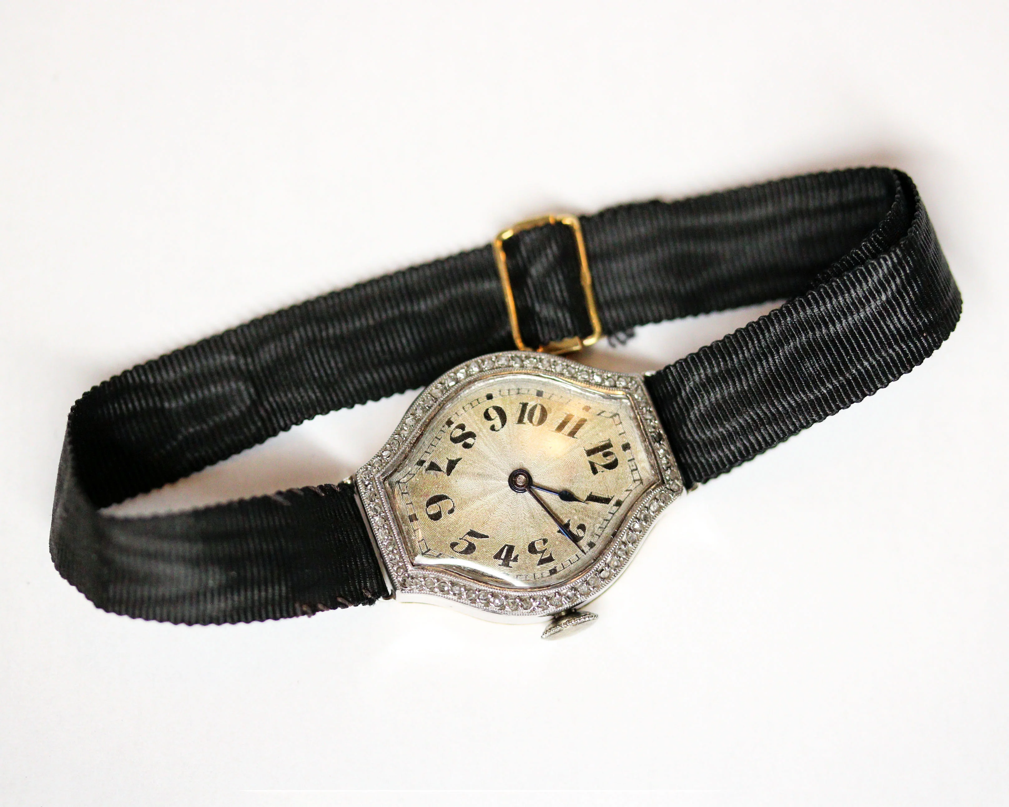 Montre Art Déco Tommeau Diamants - Image 5