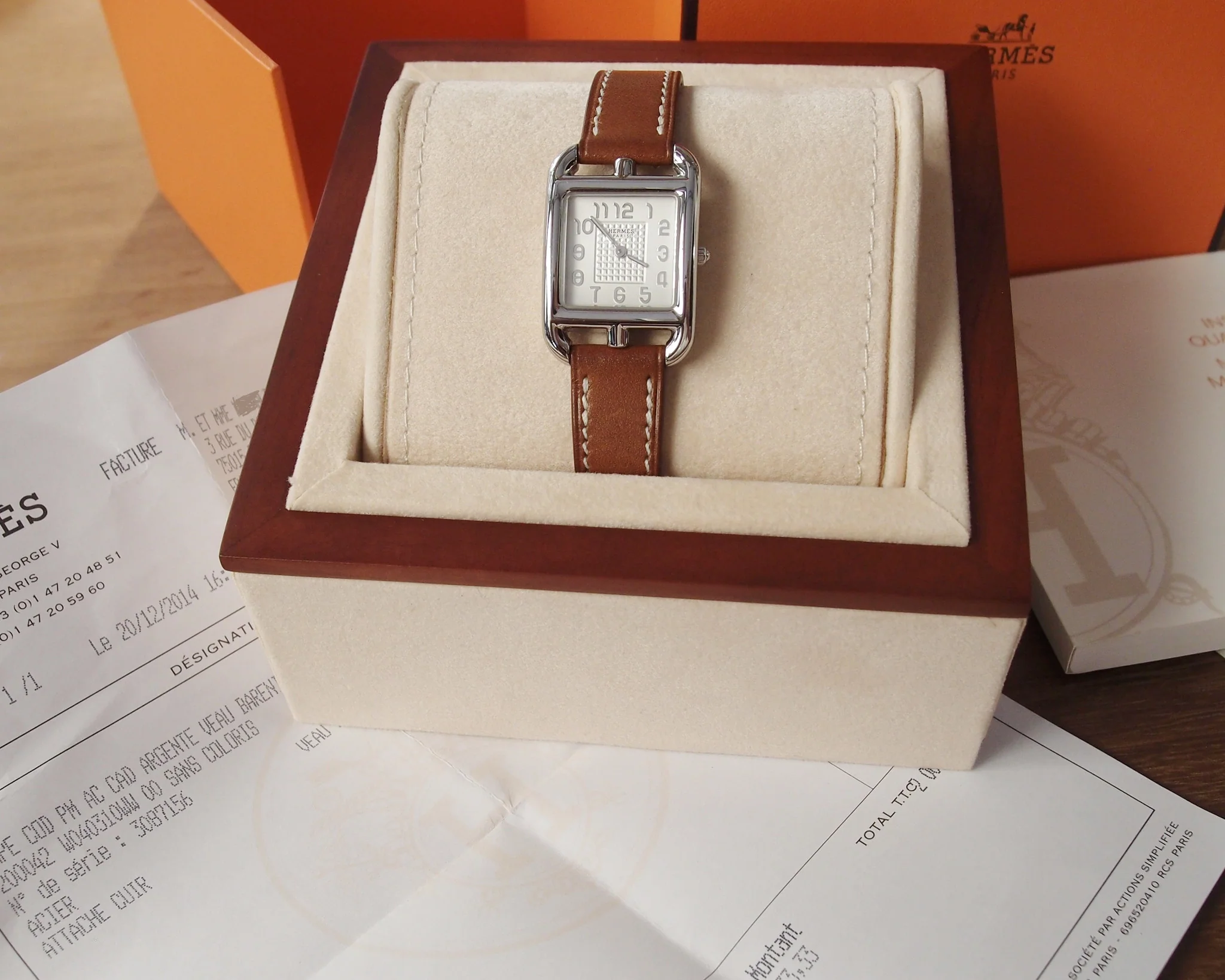 Montre Hermes Cape Code acier petit modèle - Image 3