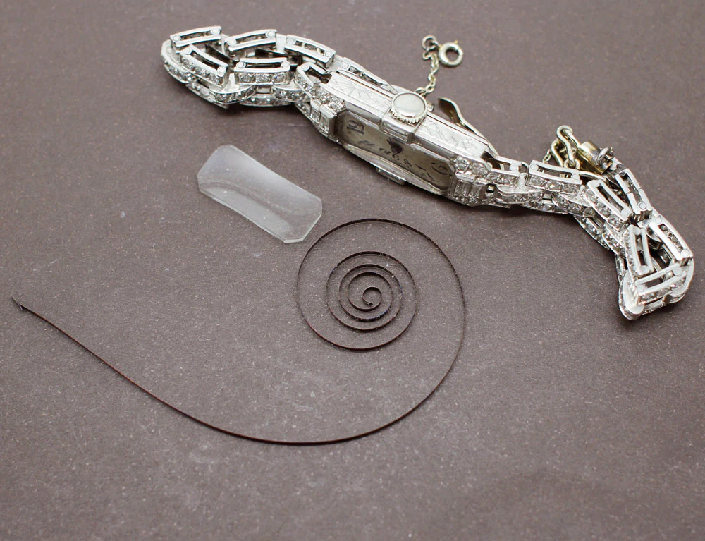 Bijou Montre  Art Déco Diamants - Image 7