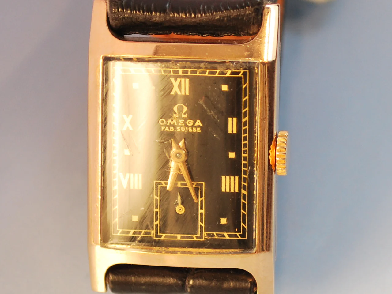Montre omega ancienne or rose
