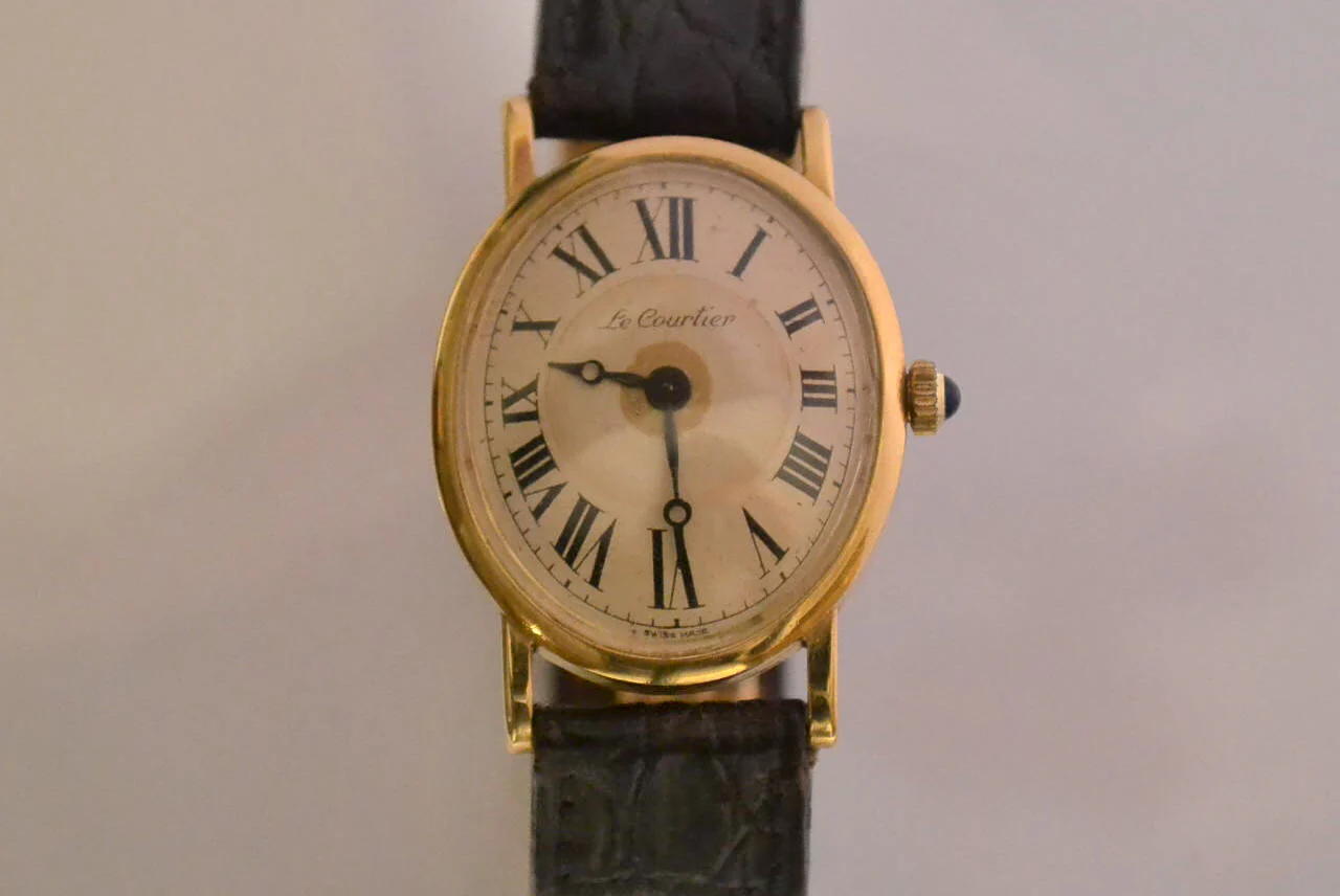 Montre Ovale Or Jaune - Image 2
