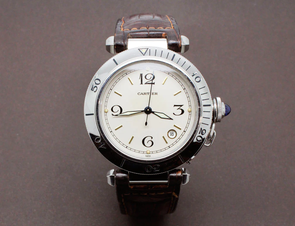 Montre Cartier "Pasha" Acier 38 mm