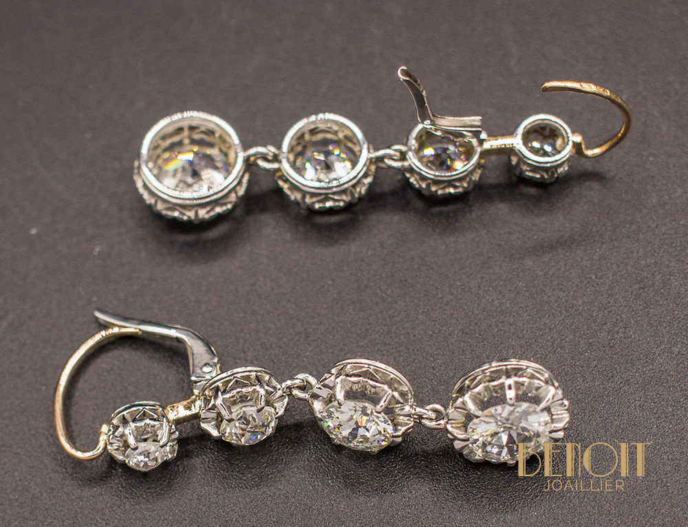 Pendants d'oreilles Diamants - Image 4