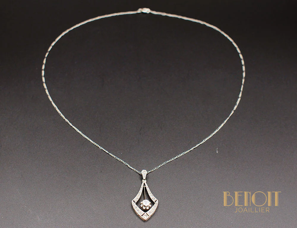 Pendentif Art Déco Diamants - Image 2