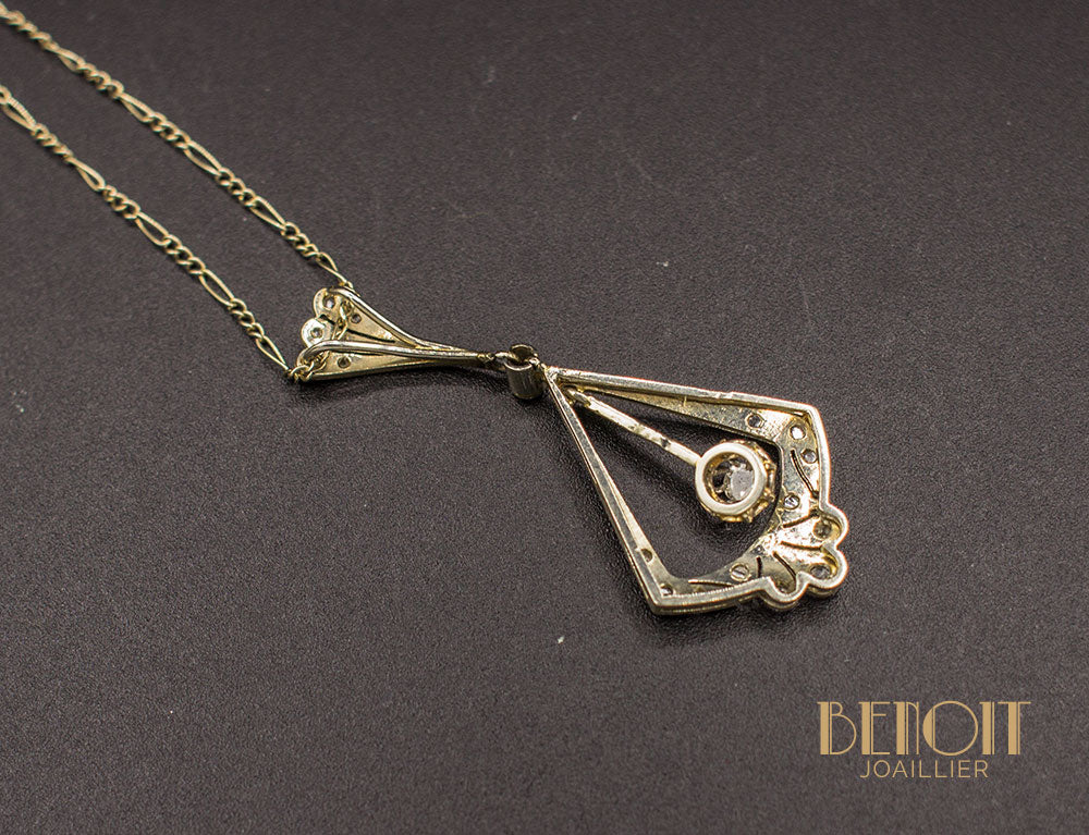 Pendentif Art Déco Diamants - Image 3