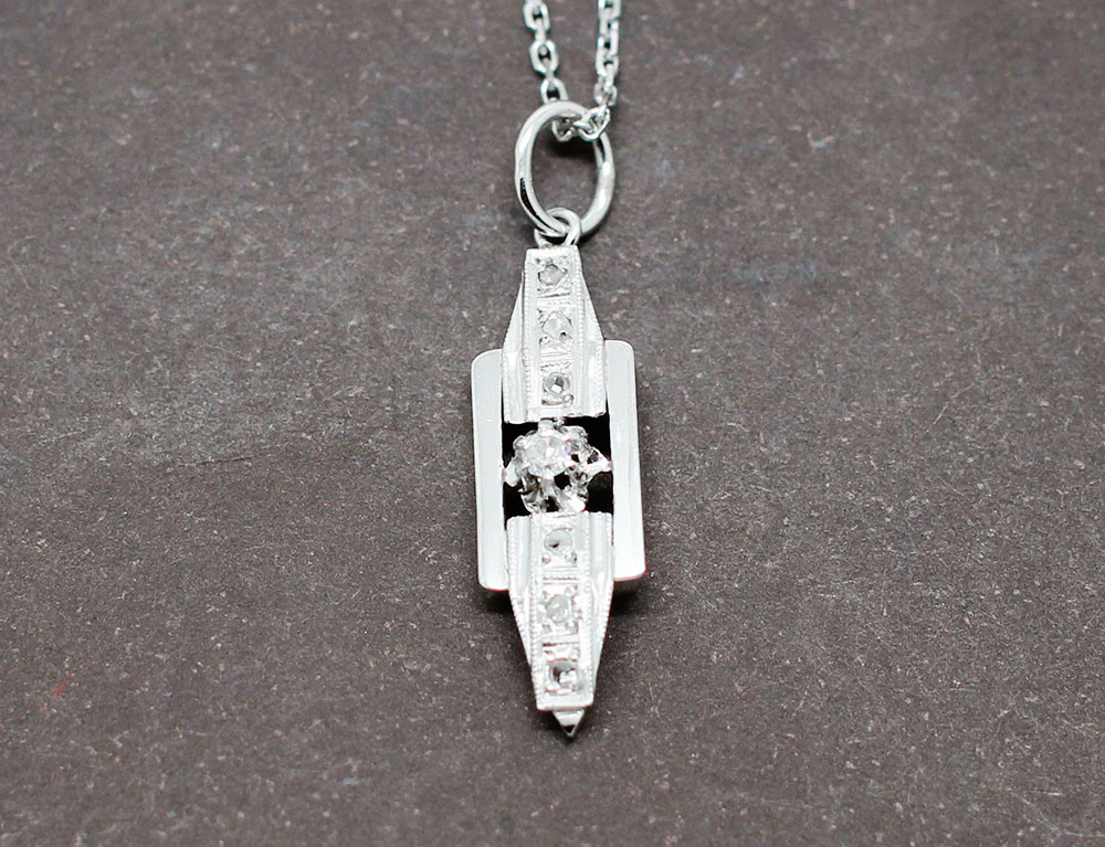 Pendentif Art Déco "Les Recyclés"