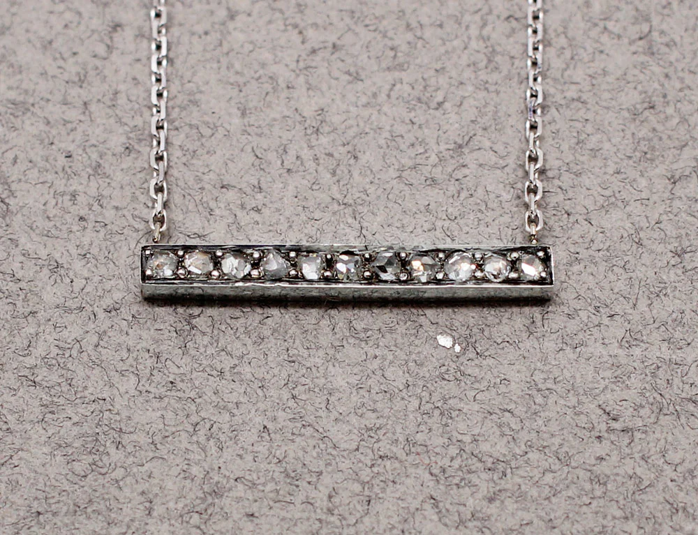 Pendentif Barrette Diamants