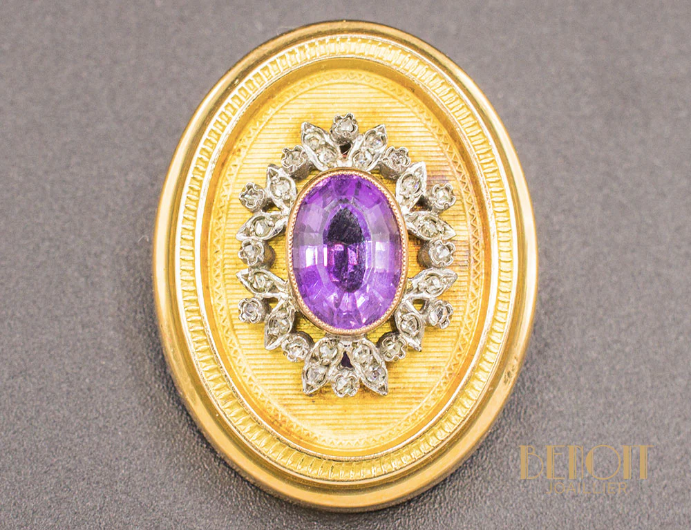 Pendentif Broche Napoléon III - Image 2