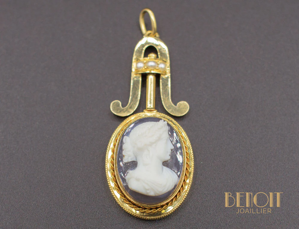 Pendentif Camée Napoléon III