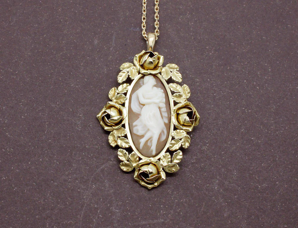 Pendentif Camée Or Jaune