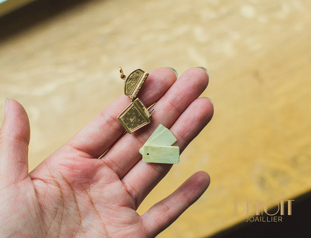 Pendentif Carnet de Bal Or Jaune - Image 6